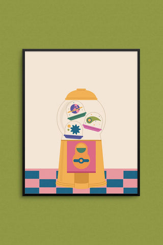 MAD LOVE CREATIVE Affiche Galaxy Capsules