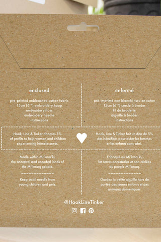 HOOK LINE & TINKER Kit de Broderie - Folk Fox