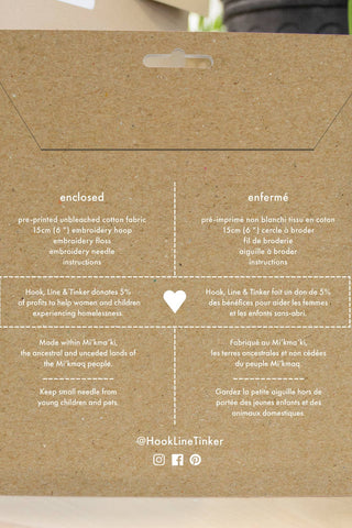 HOOK LINE & TINKER Kit de Broderie - Ours Polaires