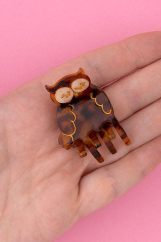 COUCOU SUZETTE Mini Hair Clip - Owl