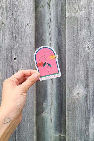 MAD LOVE CREATIVE Autocollant Nous irons bien 