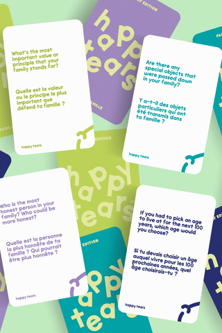 HAPPY TEARS Jeu de Conversation - Edition Familiale