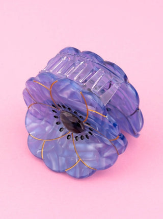 COUCOU SUZETTE Pince à Cheveux - Anémone, pince à cheveux fleur bleue. Parfaite idée de cadeau pour femme.