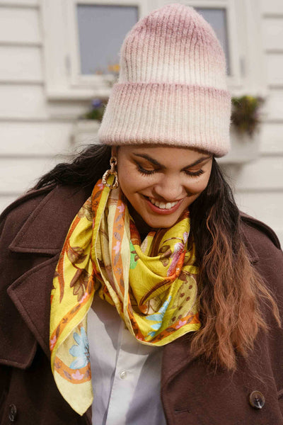 FRAAS Rainbow Beanie - Powder Rose 