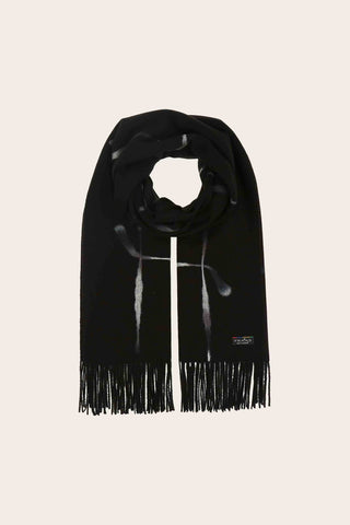 FRAAS Foulard Cashmink Carreaux - Noir et Blanc