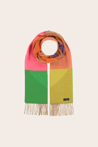 FRAAS Foulard Cashmink Coeur Color Block - Multi