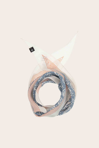 FRAAS Foulard Soie Losange motif Cachemire