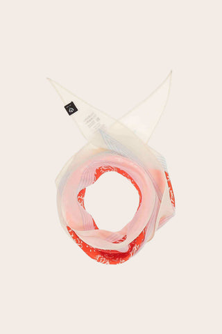 FRAAS Foulard Soie Losange motif Cachemire