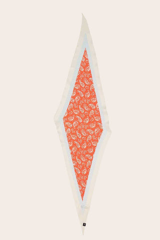 FRAAS Foulard Soie Losange motif Cachemire