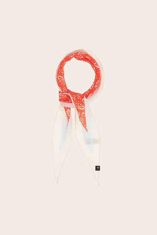 FRAAS Foulard Soie Losange motif Cachemire
