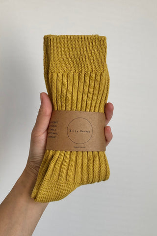 BILLY BAMBOO Chaussette Côtelé Coton - Pastel