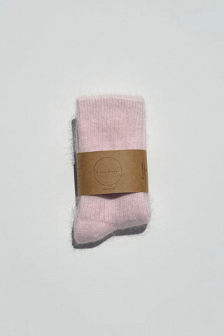 BILLY BAMBOO Chaussette Angora - Pastel Neige