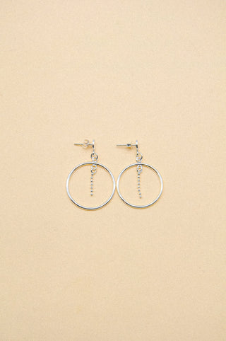 LA RENARDE Boucles d'oreilles Anneau Pendant