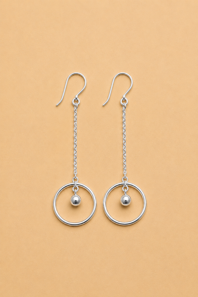 LA RENARDE Boucles d'Oreilles Zoé - Argent