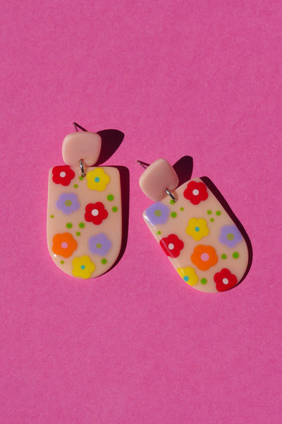 CROCODILE AGILE Pam Earrings - Flowering