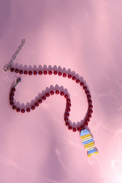 AGILE CROCODILE Fish Necklace