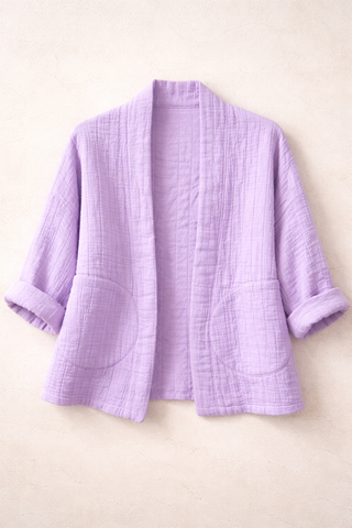 MOONSUN Veste Kimono Molletonée