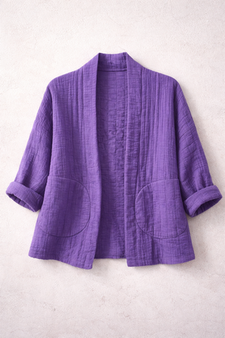 MOONSUN Veste Kimono Molletonée