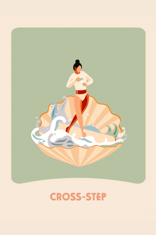 SURF TAROT Affiche Tarot - Cross-Step
