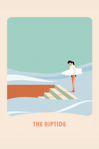 SURF TAROT Affiche Tarot - The Riptide