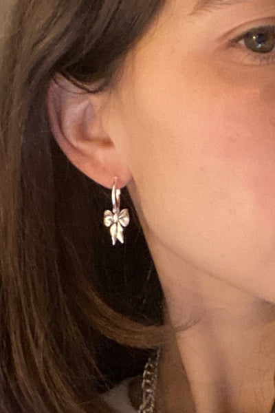BILAK JEWELRY Bow Earrings - Sterling Silver
