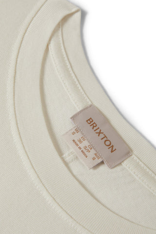 BRIXTON T-Shirt Carefree Cinch - Blanc Cassé