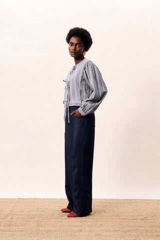 FRNCH PARIS Blouse Amurina - Bleu Jean