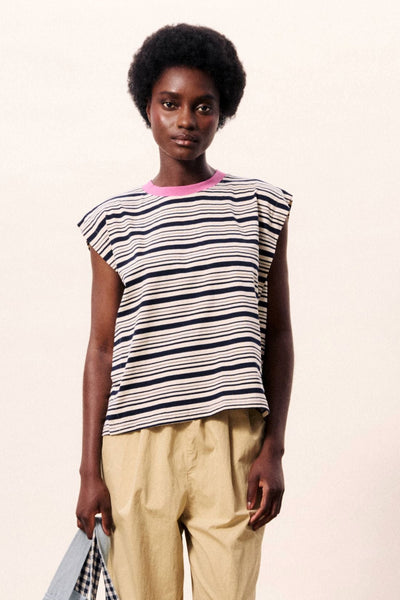 FRNCH PARIS T-Shirt Siroka - Bleu Marine