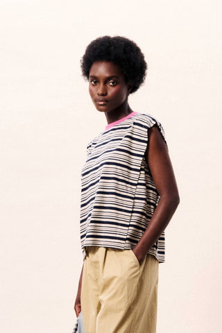 FRNCH PARIS T-Shirt Siroka - Bleu Marine