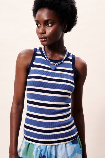 FRNCH PARIS Camisole Ceruleen - Bleu Marine