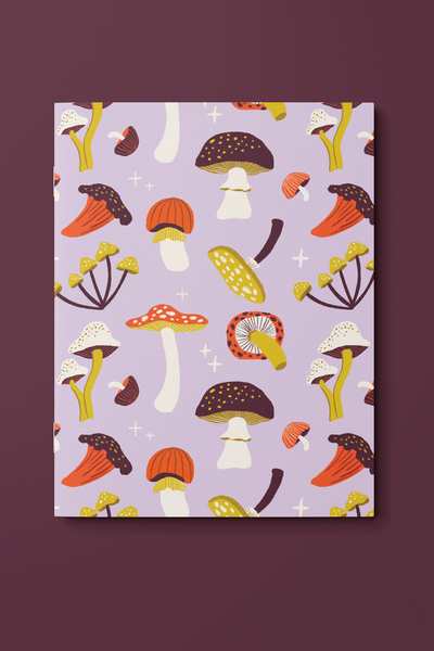 ANNE JULIE DUDEMAINE Pocket Notebook - Magic Mushrooms