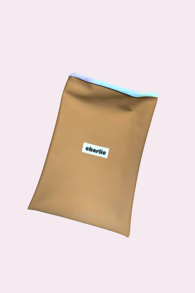 CHARLIE Large Format Book Sleeve - Camel