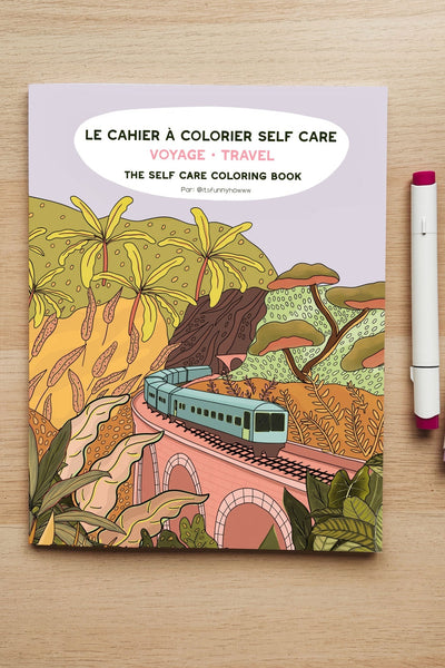 ITSFUNNYHOWW Cahier à colorier - Voyage