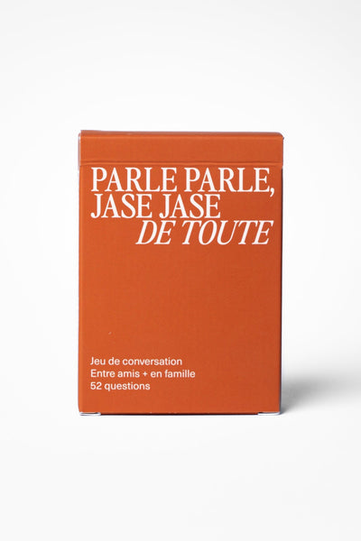 MEYEUR Jeu de Conversation Parle Parle, Jase Jase - De toute