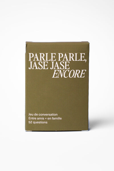 MEYEUR Jeu de Conversation Parle Parle, Jase Jase - Encore