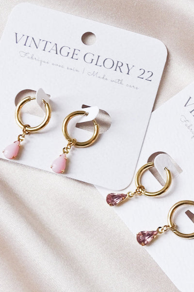 VINTAGE GLORY Boucles d'Oreilles Olivia Doré