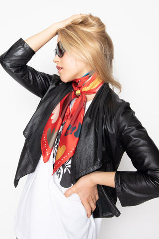 DORA NOLA Petit Foulard en Soie 90 - All the Way