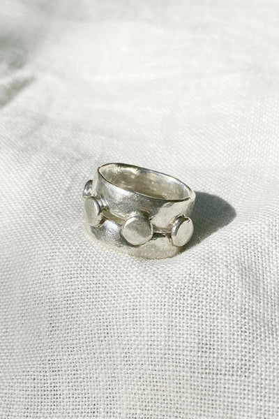 HAWKLY Bague Dynasty - Argent