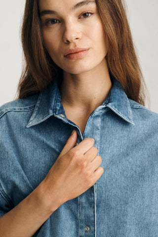 MAVI Jessie Denim Shirt - Mid Move