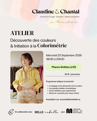 Atelier colorimétrie