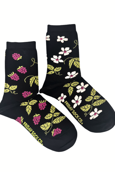 FRIDAY SOCK CO. Chaussettes - Framboises Fleuries