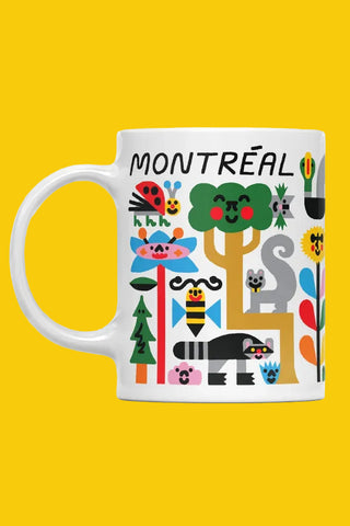 PAPEROLE Montréal Mug - Wildlife and Flora