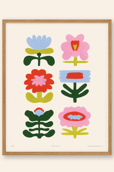 ANNE JULIE DUDEMAINE Affiche Floraison 1