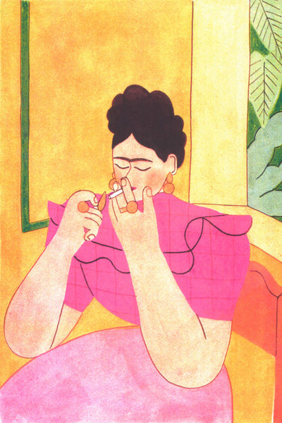 KIBLIND Affiche Morgane Fadanelli - Frida Kahlo