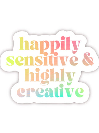 FOONIE Autocollant Happily Sensitive