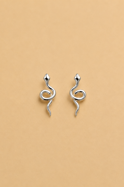 LA RENARDE Clous d'Oreilles Serpent