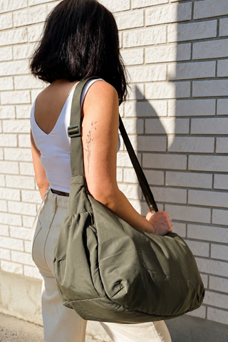 SAULE Large Croissant Bag