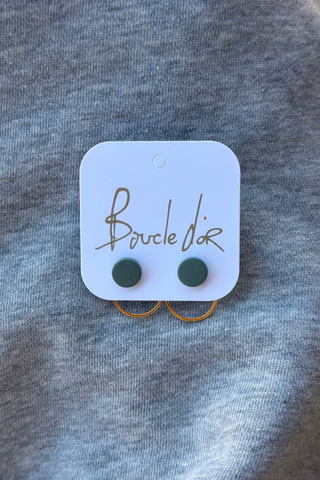 BOUCLE D'OR Boucles d'Oreilles Cercle et Anneaux - Vert