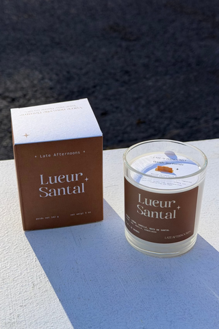 LATE AFTERNOONS Bougie Lueur Santal