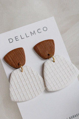 DELLMCO Boucles d'Oreilles Jade